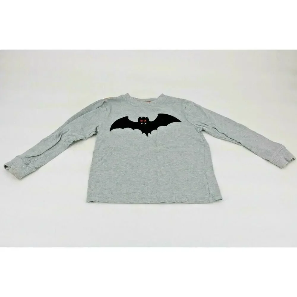 Gymboree Lucky Brand Boys Gray T-shirt Bundle Long Sleeve Casual Sz 4T
